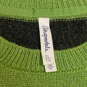 Y2K Aeropostale Vibrant Green Sweater